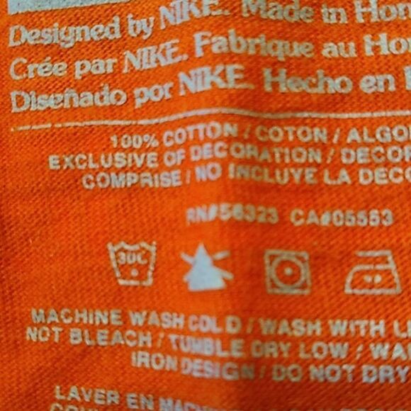 Orange Cotton XXL Men's Syracuse Basketball T-shirt Nike Elite NCAA Sports - Picture 6 of 7